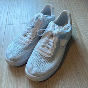 Nike Air Force 1 White Flyknit